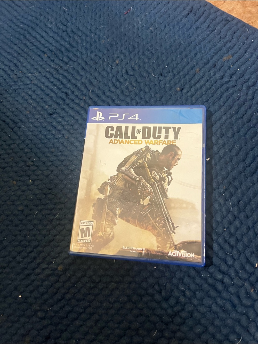 Call of Duty: Advanced Warfare PS4 Game - Activision - Blue Case